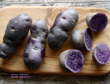 Zdjęcie - Fioletowe ziemniaki z piekarnika - Przepisy kulinarne ze zdjęciami