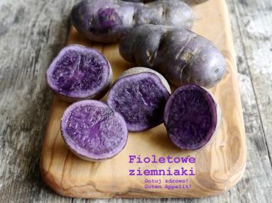 Zdjęcie - Fioletowe ziemniaki z piekarnika - Przepisy kulinarne ze zdjęciami