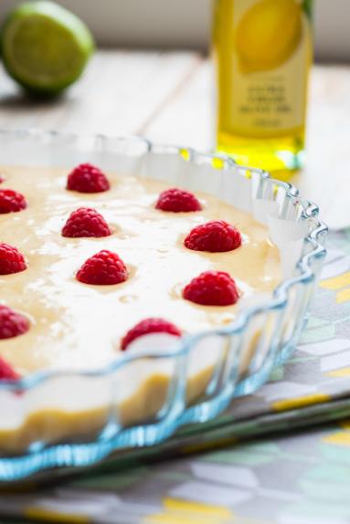 Zdjęcie - Cytrynowe ciasto z oliwą i jogurtem - Przepisy kulinarne ze zdjęciami