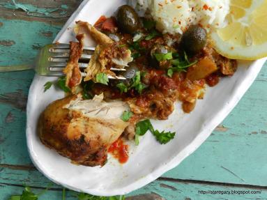 Zdjęcie - Kurczak z oliwkami (tagine) w wolowarze - Przepisy kulinarne ze zdjęciami