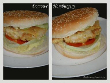 Zdjęcie - Domowe Hamburgery - Przepisy kulinarne ze zdjęciami