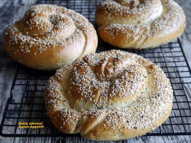 Zdjęcie - Arabski chlebek z tahini - Przepisy kulinarne ze zdjęciami