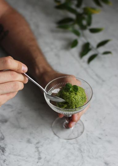 Zdjęcie - Green smoothie sorbet - Przepisy kulinarne ze zdjęciami