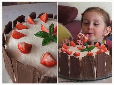 Zdjęcie - Zwykly tort dla Niezwyklej dziewczynki - Przepisy kulinarne ze zdjęciami