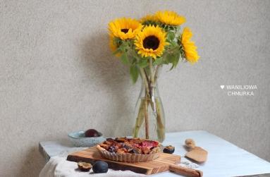 Zdjęcie - Pełnoziarnista tarta ze śliwkami - Przepisy kulinarne ze zdjęciami