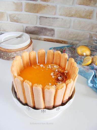 Zdjęcie - Cytrynowe ciasto z mascarpone - Przepisy kulinarne ze zdjęciami