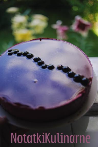 Zdjęcie - Ciasto musowe z czarnej porzeczki - Delice au Cassis - Przepisy kulinarne ze zdjęciami