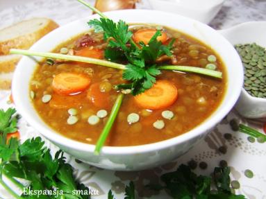 Zdjęcie - Kremowa zupa z fasolki szparagowej - Przepisy kulinarne ze zdjęciami