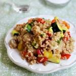 Zdjęcie - Kasza orkiszowa z warzywami - Przepisy kulinarne ze zdjęciami