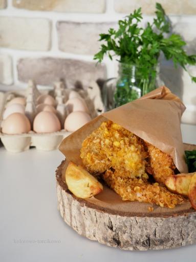 Zdjęcie - Pieczone nuggetsy z kurczaka - Przepisy kulinarne ze zdjęciami