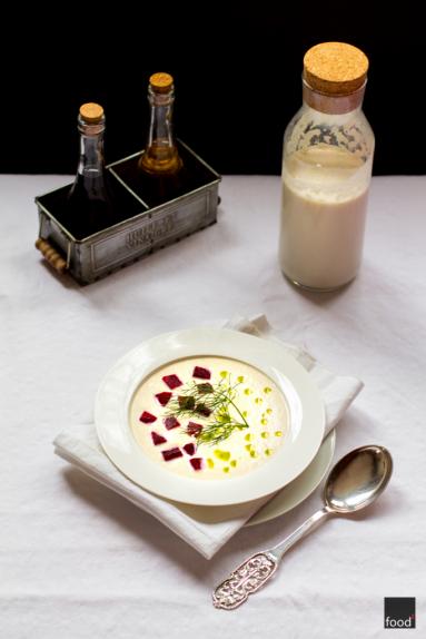 Zdjęcie - Ajoblanco - andaluzyjski chłodnik z migdałów i czosnku - Przepisy kulinarne ze zdjęciami