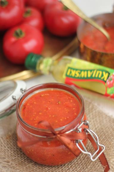 Zdjęcie - Przecier z pieczonych pomidorów - Przepisy kulinarne ze zdjęciami