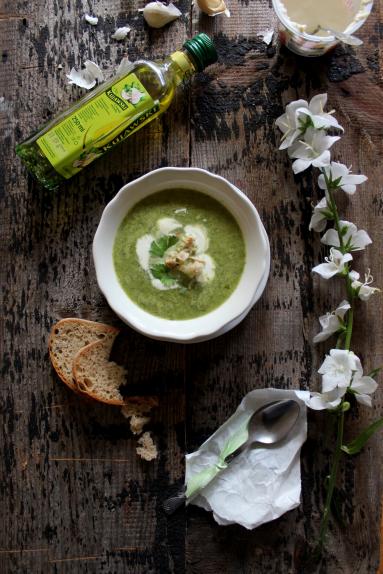 Zdjęcie - Zupa krem ze szparagów - Przepisy kulinarne ze zdjęciami