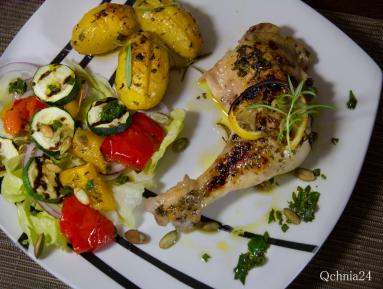 Zdjęcie - Kurczak z cytryną i rozmarynem - Przepisy kulinarne ze zdjęciami