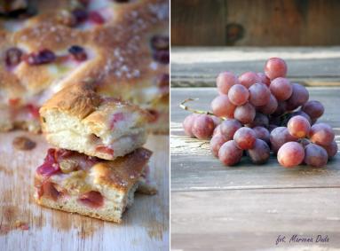 Zdjęcie - Schiacciata con l'uva (toskański placek  z winogronami) - Przepisy kulinarne ze zdjęciami