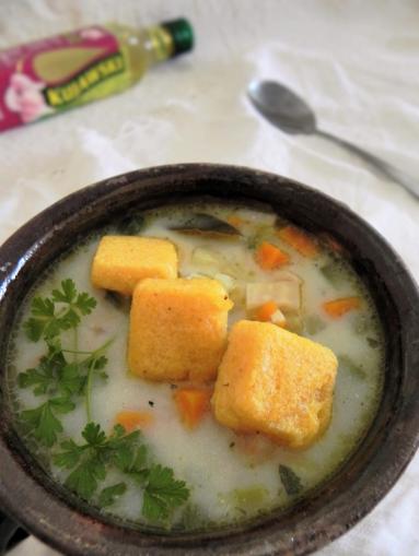 Zdjęcie - Zupa ogórkowa Małgosi - Przepisy kulinarne ze zdjęciami