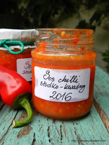 Zdjęcie - Domowy sos  chili, słodko - kwaśny - Przepisy kulinarne ze zdjęciami
