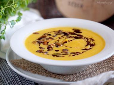 Zdjęcie - Zupa krem z dyni i kalafiora / Pumpkin and cauliflower soup - Przepisy kulinarne ze zdjęciami