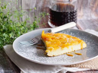 Zdjęcie - Puszysty omlet z jabłkami / Fluffy apple pancake - Przepisy kulinarne ze zdjęciami