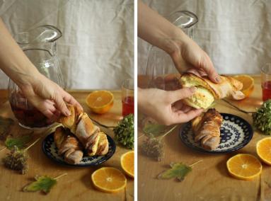 Zdjęcie - Bułki drożdżowe z serem i nutką pomarańczy - Przepisy kulinarne ze zdjęciami
