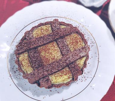 Zdjęcie - Tartaletki kakaowe z kremem śmietankowym - Przepisy kulinarne ze zdjęciami