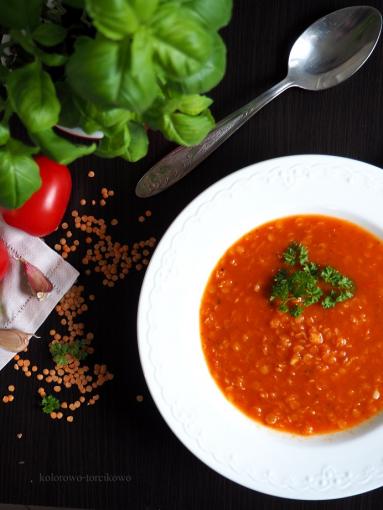 Zdjęcie - Pikantna zupa z czerwoną soczewicą - Przepisy kulinarne ze zdjęciami
