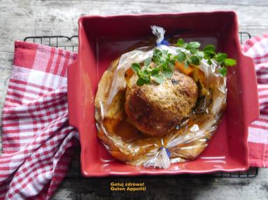 Zdjęcie - Soczysta pieczeń z "rękawa" w sosie pomarańczowym - Przepisy kulinarne ze zdjęciami