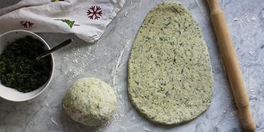 Zdjęcie - Szpinakowa choinka - Przepisy kulinarne ze zdjęciami