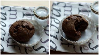 Zdjęcie - piernikowe muffinki z powidłami (bezmleczne) - Przepisy kulinarne ze zdjęciami