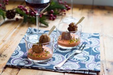 Zdjęcie - Klopsiki z sosem paprykowo-sezamowym (na imprezę) - Przepisy kulinarne ze zdjęciami