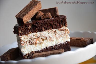 Zdjęcie - Ciasto czekoladowo - wafelkowa rozkosz - Przepisy kulinarne ze zdjęciami