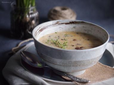 Zdjęcie - Zupa grzybowa z brie / Mushroom and brie soup - Przepisy kulinarne ze zdjęciami