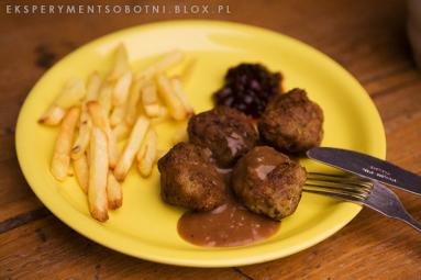 Zdjęcie - K&ouml;ttbullar - kuleczki z mielonego mięsa, fastfood z Ikea - kul... - Przepisy kulinarne ze zdjęciami