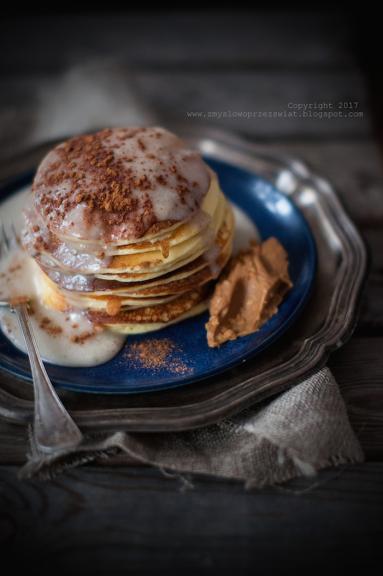 Zdjęcie - Wysokobiałkowe placuszki twarogowe  (High protein pancakes) - Przepisy kulinarne ze zdjęciami