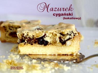 Zdjęcie - Mazurek cygański - bakaliowy - Przepisy kulinarne ze zdjęciami