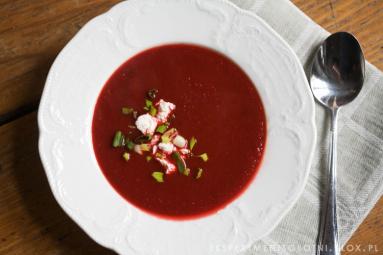 Zdjęcie - zupa krem z buraków i pomidorowy - kulinarny Eksperyment Sobotni - ... - Przepisy kulinarne ze zdjęciami
