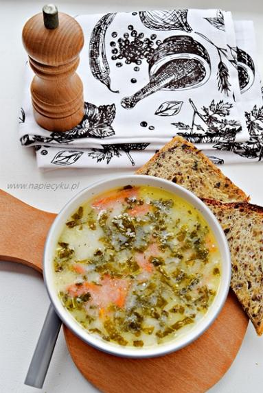 Zdjęcie - Zupa szczawiowo – pokrzywowa - Przepisy kulinarne ze zdjęciami