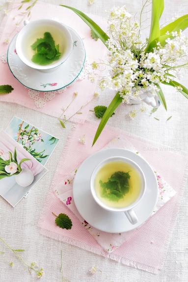 Zdjęcie - Herbatka ze świeżej melisy - Przepisy kulinarne ze zdjęciami