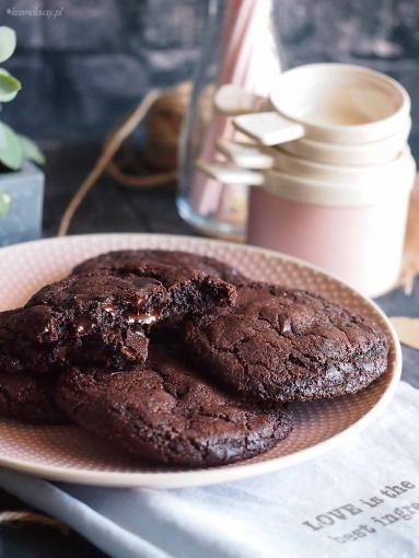 Zdjęcie - Ciasteczka brownie / Brownie cookies - Przepisy kulinarne ze zdjęciami