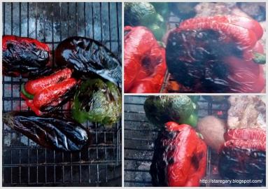 Zdjęcie - Sałatka z grillowanych warzyw - Przepisy kulinarne ze zdjęciami