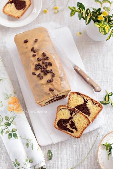 Zdjęcie - Kawowe ciasto marmurkowe - Przepisy kulinarne ze zdjęciami