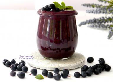 Zdjęcie - Koktajl jagodowy z maślanką - Przepisy kulinarne ze zdjęciami
