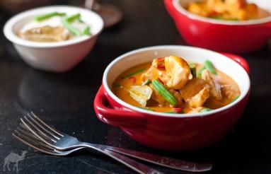 Zdjęcie - Tajskie czerwone curry / Red thai chicken curry - Przepisy kulinarne ze zdjęciami
