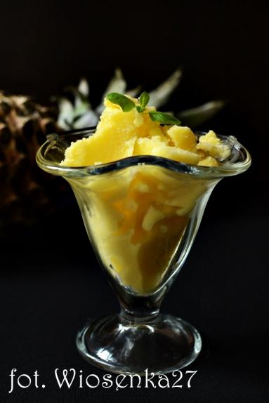 Zdjęcie - Granita ananasowa - Przepisy kulinarne ze zdjęciami