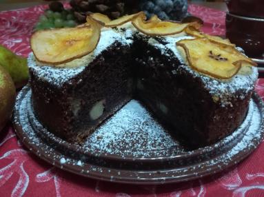 Zdjęcie - Ciasto czekoladowe z gruszka - Przepisy kulinarne ze zdjęciami