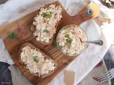Zdjęcie - Sałatka jajeczna z tuńczykiem / Tuna egg salad - Przepisy kulinarne ze zdjęciami