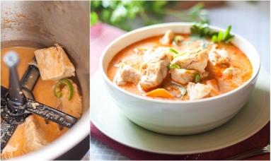 Zdjęcie - Proste czerwone curry z kurczaka - Przepisy kulinarne ze zdjęciami