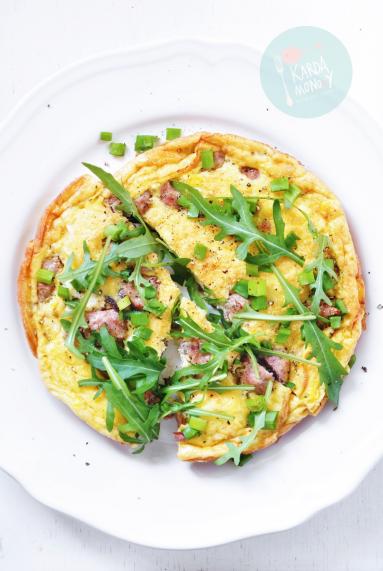 Zdjęcie: Frittata z białą kiełbasą Zdjęcie - Frittata z białą kiełbasą - Przepisy kulinarne ze zdjęciami