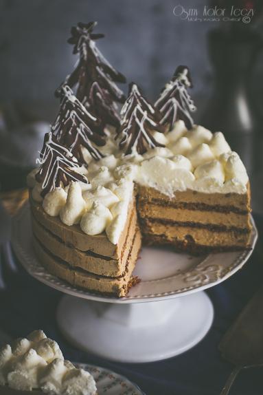Zdjęcie - Piernikowy tort mocha - Przepisy kulinarne ze zdjęciami