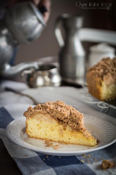 Zdjęcie - Ciasto z jabłkami i cynamonową kruszonką - Przepisy kulinarne ze zdjęciami